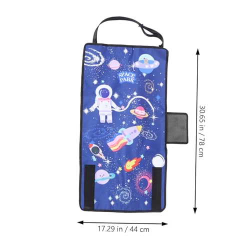 Extensor de asiento de avión con pedal regulable para viajes con niños 4