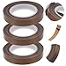 FRCOLOR 3 Rolls 10mm X 10m Heat Resistant Electrical Tape Glassfiber Cloth Wire Tape High Temperature for Outdoor and Industrial Use