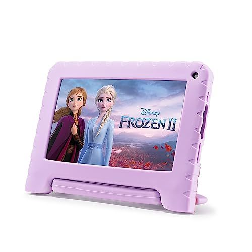 Tablet Infantil Frozen II com Controle Parental 4GB RAM + 64GB + Tela 7 pol + Case + Wi-fi + Android 13 + Quad Core Multi - NB416 - Imagem 4