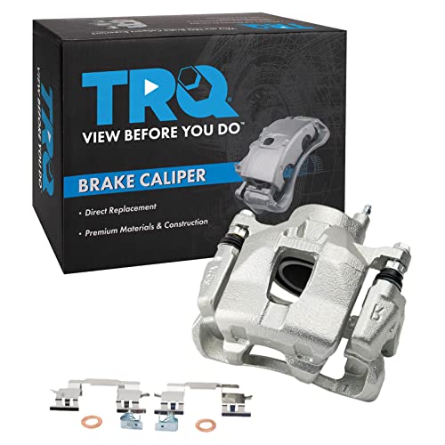 Image of TRQ Front Right Brake Caliper w /Bracket Passenger Side | For 2005-2010 Scion tC 2000-2005 Toyota Celica