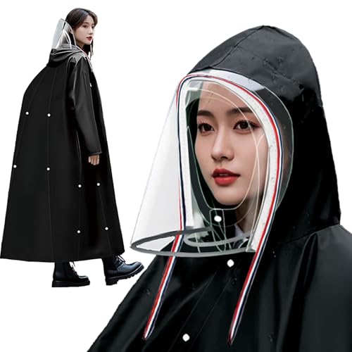 [DIOOMOR] レインコート 自転車 リュック対応 カッパ 大きいサイズ ロング...