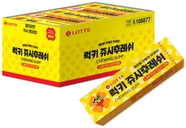 ADDERENITY Lotte Watta Chewing & Bubble Gum 23g x 16ea 왓따 (Mango Flavor)