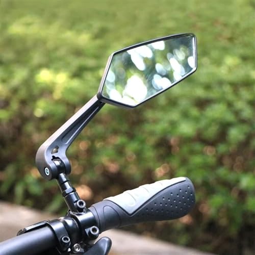 Espejos retrovisores moto y bicicleta de manillar ajustable izquierdo y derecho 2