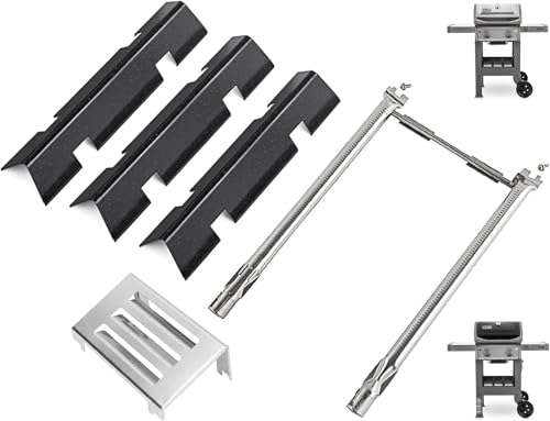 Grill Parts for Weber Spirit 2 Parts GS4 Spirit II 200 SER Replacement Parts for Weber 7635 67045 69796 3400301 Flavorizer Bars 69785 67024 Burner Tube 69899 67278 Crossover Tube&67060 Heat Deflector