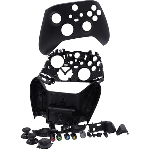 Image of Deal4GO FULL Housing Shell kit w /Trigger Buttons Thumbsticks Bumper D-pad replacement for Xbox Series X|S Controller - Black, M1140515