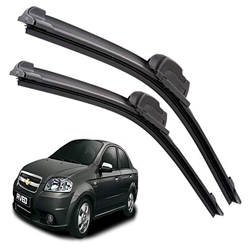 Image of Euro Care Windshield Car Wiper Blades Compatibility with Chevrolet Aveo - Set of 2Pc (D-22,P-16)