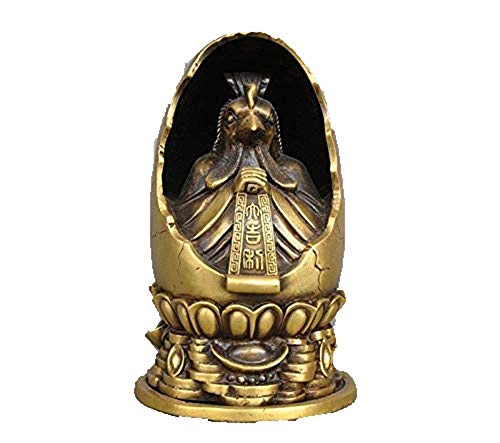 Statues de Poulet en Laiton Feng Shui et déco d'art chinois
