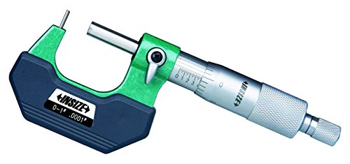 Micromètre cylindrique type C de précision .0001 pour mesure d'épaisseur 0-1 pouce