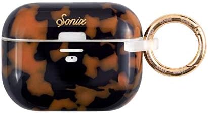 Sonix Hard AirPods Pro Case with Keychain for Apple AirPods Pro (Brown Tort)