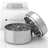 SPECULAR Solid 304 Stainless Steel Herb Grinder, 2.5 Inch Ma...