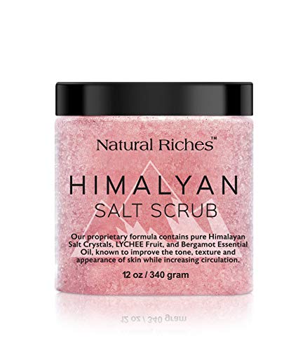 image for Natural Riches Himalayan Salt Body Scrub - (12 Oz / 340 gm) - Deep Cle