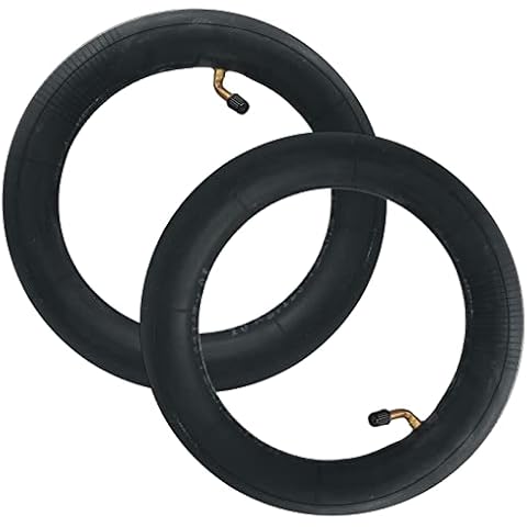 2 Pcs Replacement Tire Tubes, 10 X 2.125" Inner Tube Angled Valve Stem for 10" Scooter Wheels Cover
