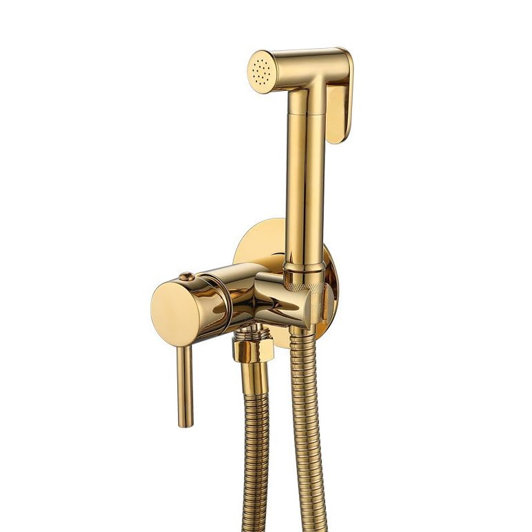 Pulvérisateur bidet à pression réglable avec tuyau flexible et robinet robuste