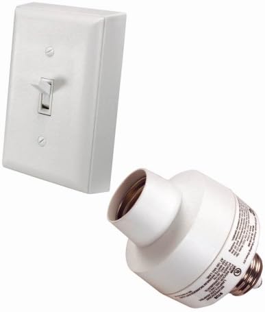 Heath Zenith BL-6138-WH Basic Solutions Wireless Switch and Socket