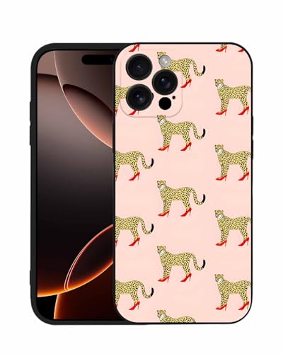 for iPhone 15 Pro Max Case The Original Cheetah in Sexy Ladys Heels Phone Case Full Cover Soft Anti-Scratch Shockproof Protective Phone Case Slim Thin Cover,6.7 Inch