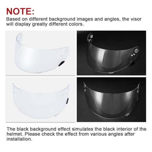 image for PSLER Qualifier Visor- Qualifier DLX Helmet Visor Motorcycle Face Shie