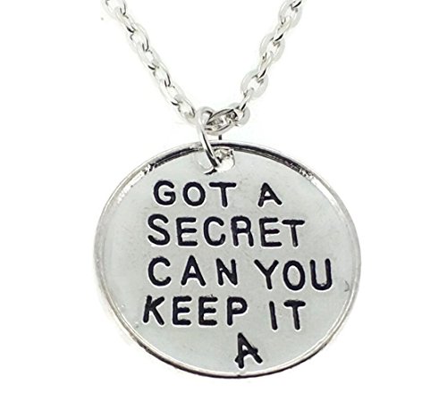 PINTI Anhänger-Halskette Got A Secret Can You Keep it silberfarben