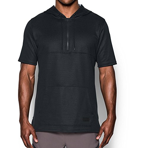 T-Shirt à Capuche UA Pursuit Under Armour Homme Noir en Coton Légis