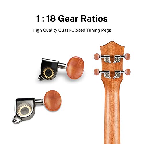 Donner Ukulélé Tenor Électrique 26 pouces Ukulélé Electro pour Débutant Enfant Adulte Bois d’Acajou avec Pickup Anglais… - Les Beatles, Paul McCartney, John Lennon, RIngo Starr, George Harrison Donner Ukulélé Tenor Électrique 26 pouces Ukulélé Electro pour Débutant Enfant Adulte Bois d'Acajou avec Pickup Anglais… – Image 6
