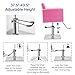 Hairdresser Barber Salon Chair,Capacity 330 Lbs - with Heavy Duty Hydraulic Pump, 360° Swivel Adjustable Spa Beauty Equipment, Hair Stylist Women Man for Barbershop,Home Hairdresser Hydraulic (Pink)