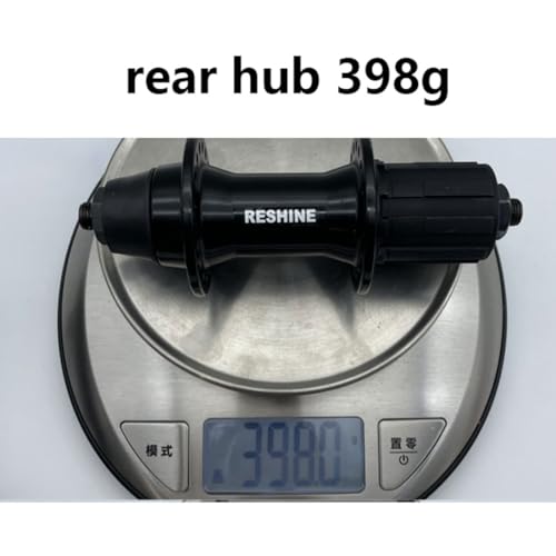 Mountain Bike Rear Hub 24/28/32/36 Hole V Brake MTB Hubs Quick Release 10x135mm QR 7/8/9/10 Speed HG Hub Aluminum Alloy Black 398g(28H)