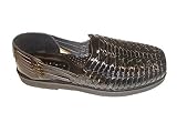 Sunsteps Barclay Men's Hand Woven Leather Huarache Sandal for All-Day Comfort (10.5M, Black)