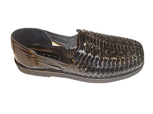 Barclay Men's Hand Woven Leather Huarache Sandal for All-Day Comfort