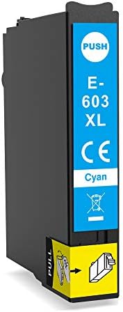 Fimpex Compatible Ink Cartridge Replacement for Epson Expression Home XP-2100 XP-2105 XP-3100 XP-3105 XP-4100 XP-4105 WorkForce WF-2810DWF WF-2830DWF WF-2835DWF WF-2850DWF 603XL BK/C/M/Y (5-Pack)