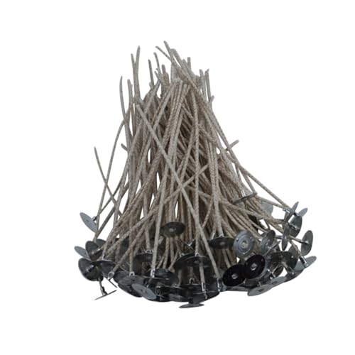 100 mechas pre-enceradas para velas con base