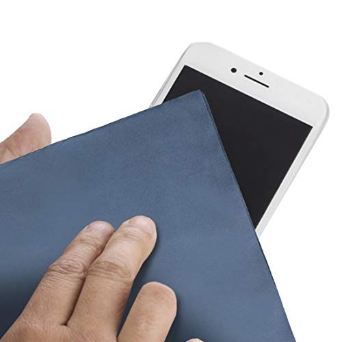 image for CleanAide Lint-Free & Scratch-Free Reusable Suede Microfiber Cloths, f