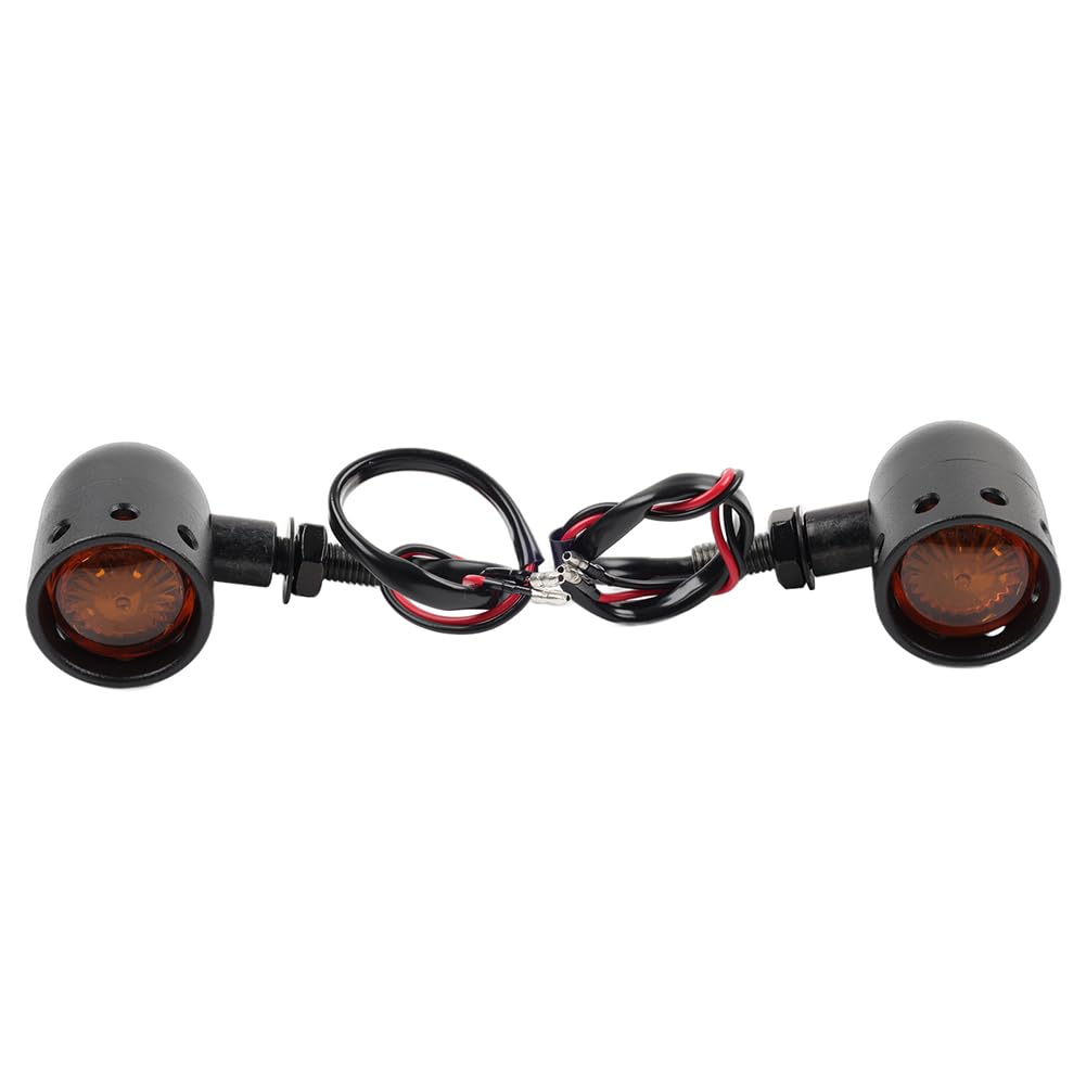 Cnfang4 LED Turn Signal Lights Running Brake Light Motorcycle Blinkers Lens for Dual Sport ATV Custom Bike Quads Dirt Bike Street Motorcycle