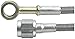 Allstar Performance ALL46341-24 24" Braided Steel Line With 10mm Banjo Fitting
