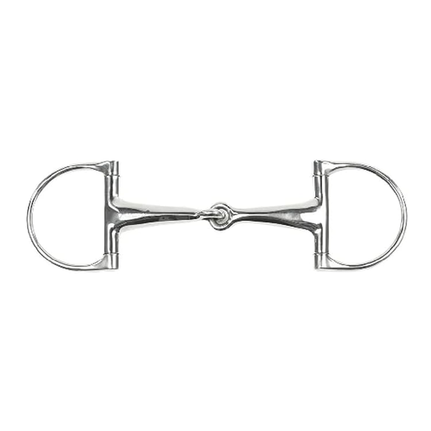 Equestrian Dee Ring Snaffle Horse Bit Stainless Steel Jointed (5.5 Inchs)