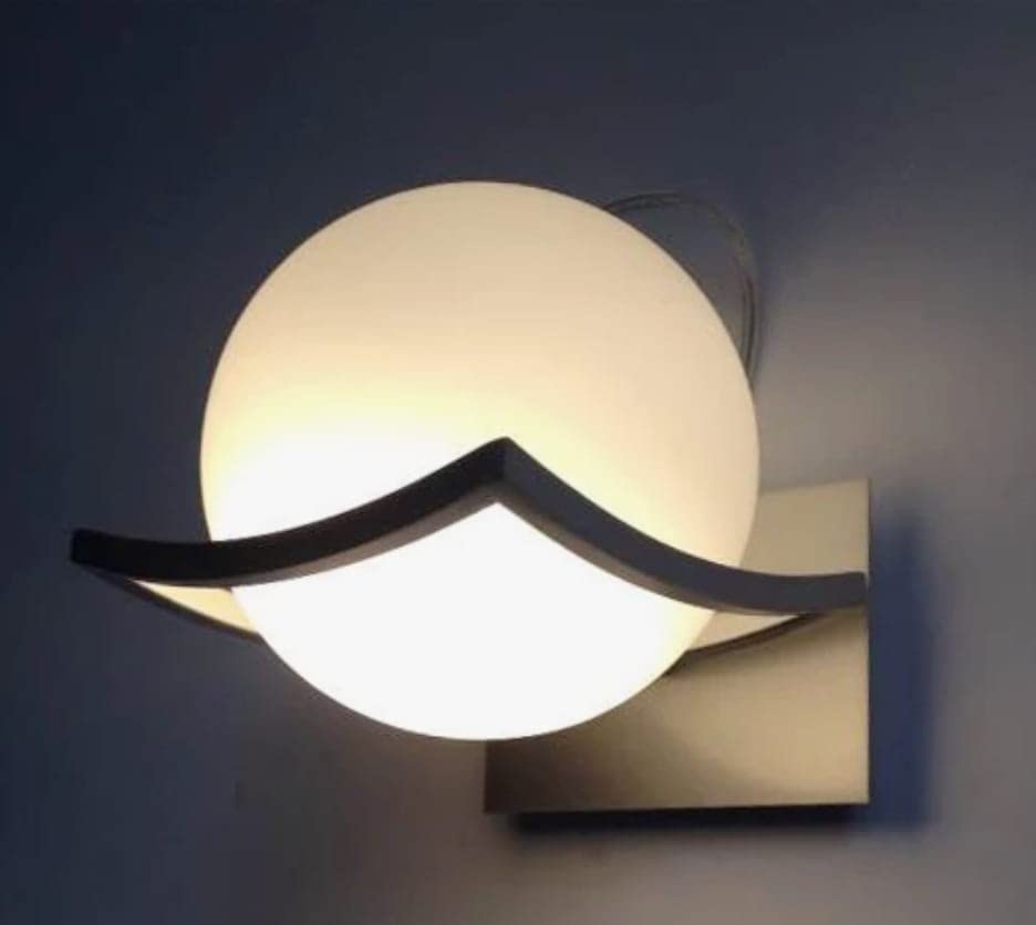 Avior Metal Black Wall Lamp for Bedroom, Wall Light for Drawing Room, Kitchen & Balcony