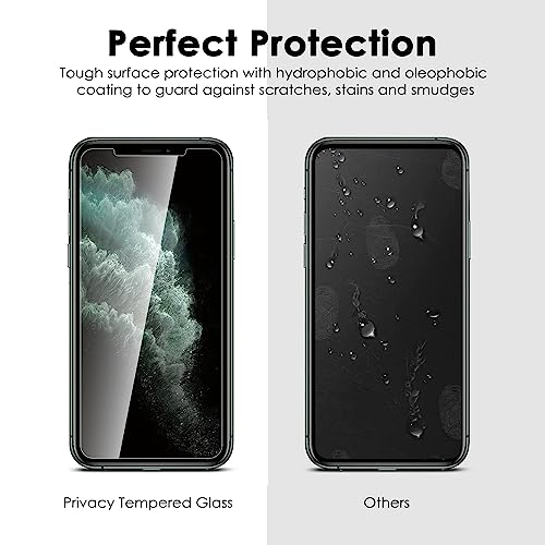 Fotbor MICHETT CTREEY iPhone XS Screen Protector, Anti-Scratch Tempered Glass Screen Protector for Apple iPhone Xs Max 16.5 inch 2018 Release (Black)