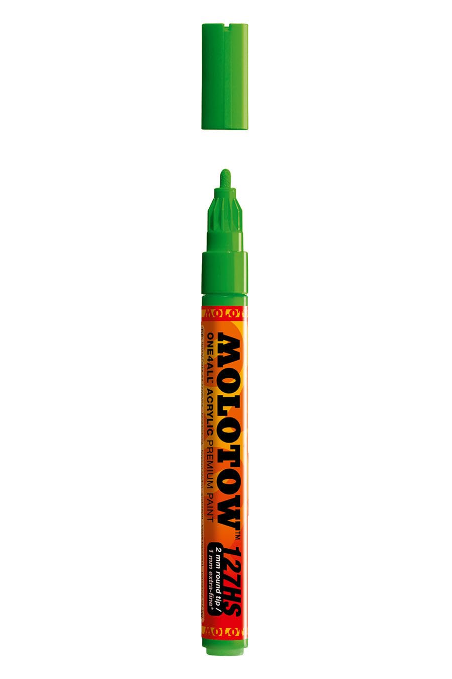 Molotow One4All Acrylic Marker Acrylic 2mm Bullet Tip Universes Green 222