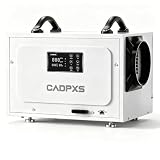 CADPXS 125 Pints Commercial Dehumidifier for Crawl Space & Basements with Drain Hose, Industrial Grade Water Restoration for Large Space, Auto Defrost, Memory Restart, 5 Years Limited Warranty