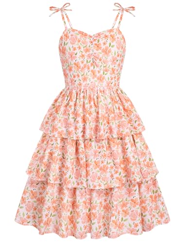HOZIY Casual Dresses for Girls Tween Junior Summer Spaghetti Strap