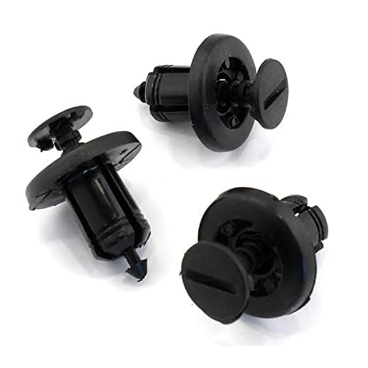 10 x Remaches Plástico Clavijas Ajuste Parachoques Para Algunos Clio Megane Laguna Twingo Coche Grapas