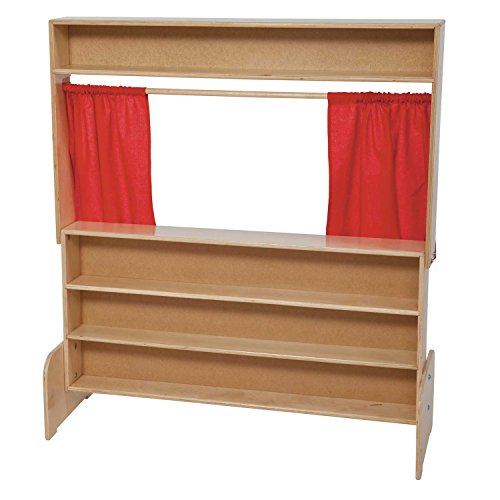 Wood Designs Wd21650 Deluxe Puppet Theater With Chalkboard, 48 X 47 X 6" (H X W X D) #TOP1