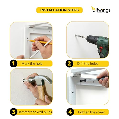 Image of Foldable Wall Mount Cloth Drying Stand | Heavy Load Capacity: Up to150 Kg | Dress Drying Hanger and Rope Metal Pipe | for Indoor, Outdoor and Balcony | (White, Pack of 1)