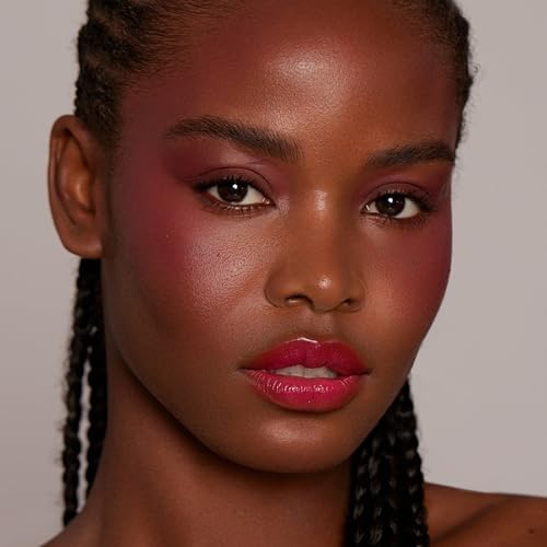 Image of Depuplum Cherry Red Lipstick for Women Moisture Lip Gloss Tinted Lip Balm | Sheer Nourishing Hydrating Glossy Creamy Lipstick Glow Reviver Lip Stick for Dry Lips,DM98 Cherry Plum