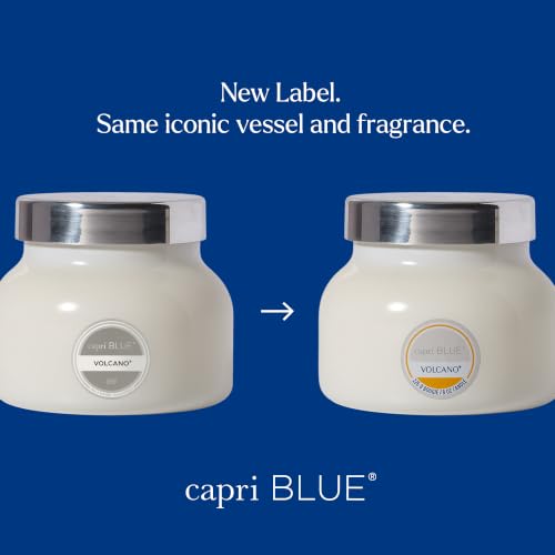 Capri Blue Volcano Scented and Luxury Glass Jar Candles for Home Scented with Tropical Fruit & Sugared Citrus - Soy Wax Blend, White Color (8 Oz) - Image 3
