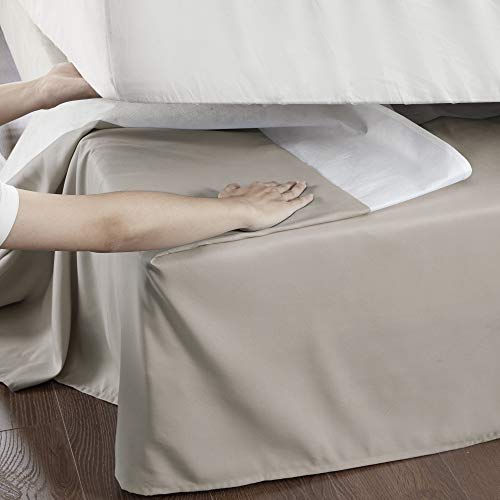 Madison Park Simple Fit Bedskirt, Khaki, Model:mp11-5368 #TOP6