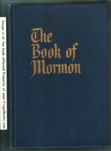 The Book of Mormon (LARGE PRINT) B000LVM8QC Book Cover