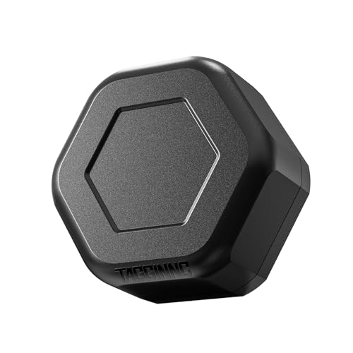 Tagginnc AirTag Magnetic Case – Ultra Strong Magnet & Discreet Hexagonal Nut Design with Non-Slip Base, Waterproof & Shatterproof, Compatible with Apple AirTag Gen 1st&2nd