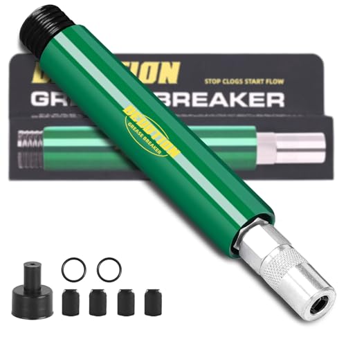 DEUOTION Grease Fitting Cleaning Tool, Replacement 4-Jaw Inserts for Grease