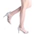 Dream Pairs Dolce Sandalias de Tacón Vestir Moda Punta Abierta Tira Tobillo...