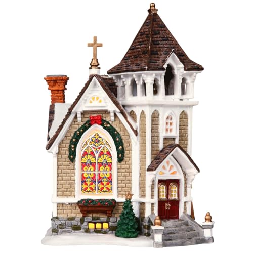Lemax Christmas Village Little River Church Battery Operated Led - 45069