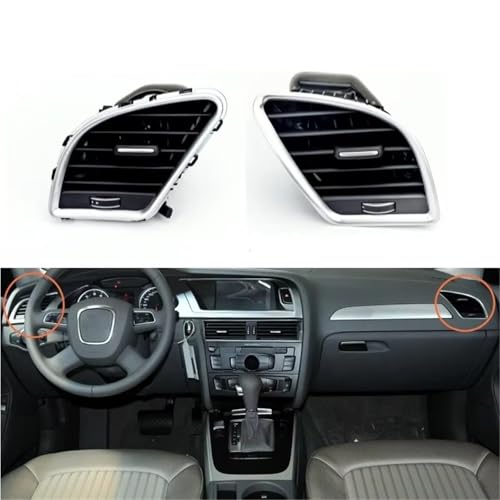 Grille d'aération tableau de bord pour Audi A5 2013-2017 LHD console
